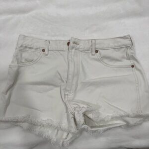 Wrangler Women's Cream Jean Shorts